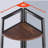 5 Tier Corner Shelf Tall Corner Bookshelf Plant Rack Wall Shelves Tower-142492064-142492069
