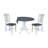 Khodor Solid Wood Top Pedestal Dining Set-1588117007