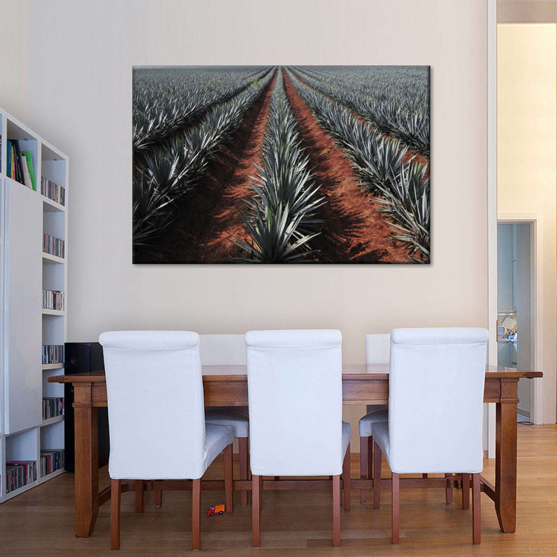 " Agave Field ", 30" H x 45" W x 1.25" D