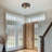 12 Inch 2-Light Flush Mount Ceiling Light With Seeded Glass-530083294-530083290