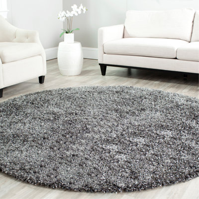 Delane Handmade Tufted Charcoal Area Rug