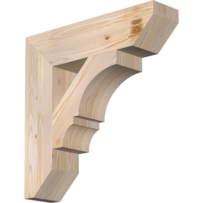 H 6 po x l 40 po x Support en bois / corbeau