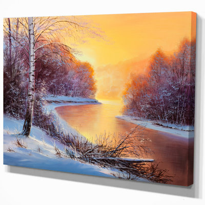 Forêt d'hiver - impression de paysages