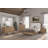 Queen Upholstered and Strap Panel Bed-133421003