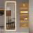 Wall-Mounted Rounded Corners Full Length LED Mirror