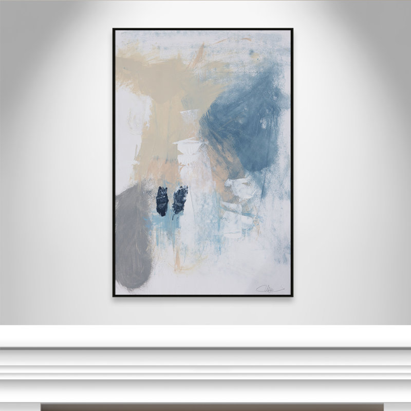 Coastal Carnival II Print by Casa Fine Arts, Espresso Floater Framed Canvas, No Mat, 61.5" H x 41.5" W x 2" D