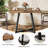 Square Dining Table, 31.5" Industrial Dinner Table-1365590149-1364510771