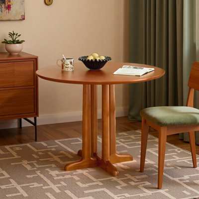 Boxwood Solid Wood Round Dining Table 39.37in