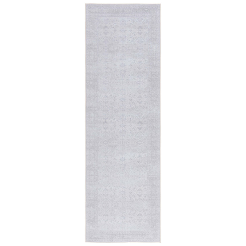 Ally Oriental Purple/Beige Area Rug, Runner 2'6" x 6'
