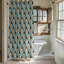 Motif bleu - Rideau de douche Premium-1119367431