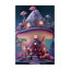 «Mystical Mushroom House», art mural sur toile par Sasha