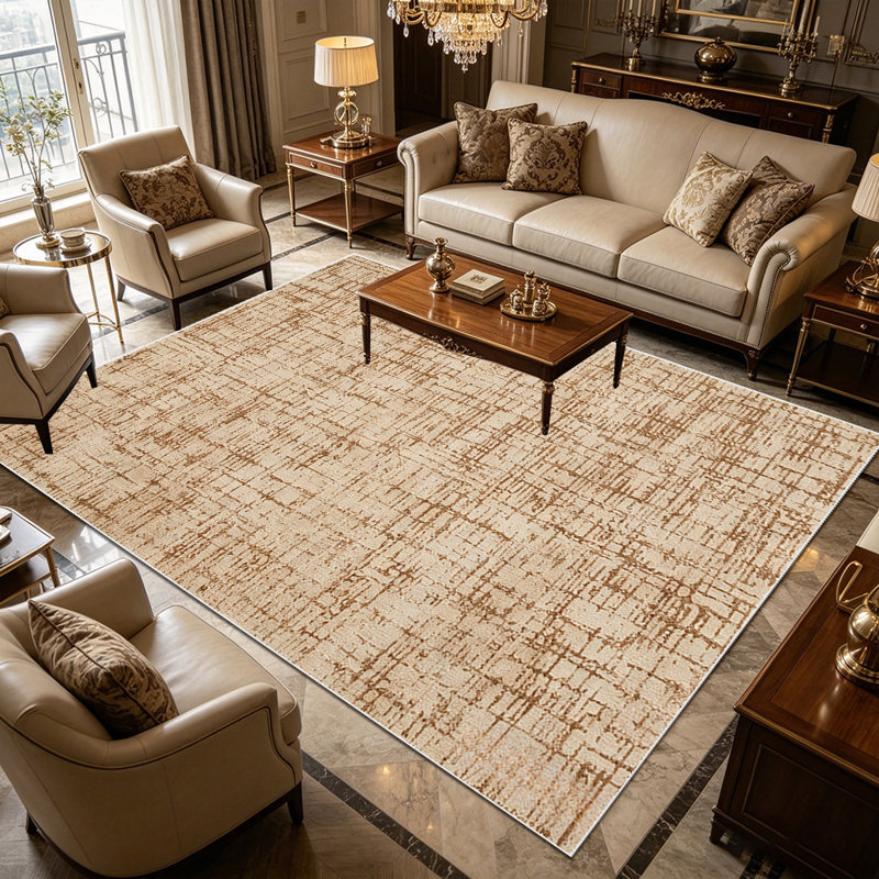 1PC distressed geometric woven neutral linen area rugs for Living Room, Soft, All seasons, Easy-maintain, Washable Indoor mat, Farmhouse suitable for dining room, bedroom, home office, entryway, kitchen, backyard, Home Decor, Outdoor Decor.