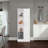 White 1-door Kitchen Pantry Cabinet