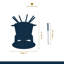 MasterClass Cast Iron Enamelled Fondue Set-103962724
