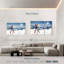 Red Skis Wall Art Multi Piece Canvas Print-92828651