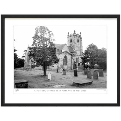 Kingsbury, Church Of St Peter And St Paul C1955 by Francis Frith - Single Picture Frame Print