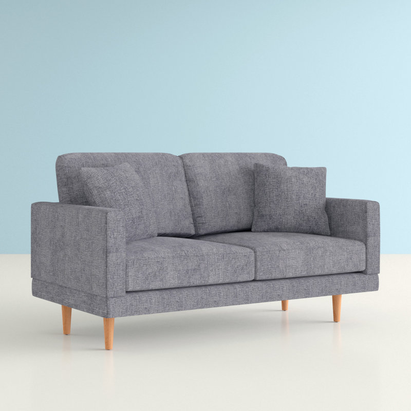 Cainon Upholstered 59'' Loveseat, Gray