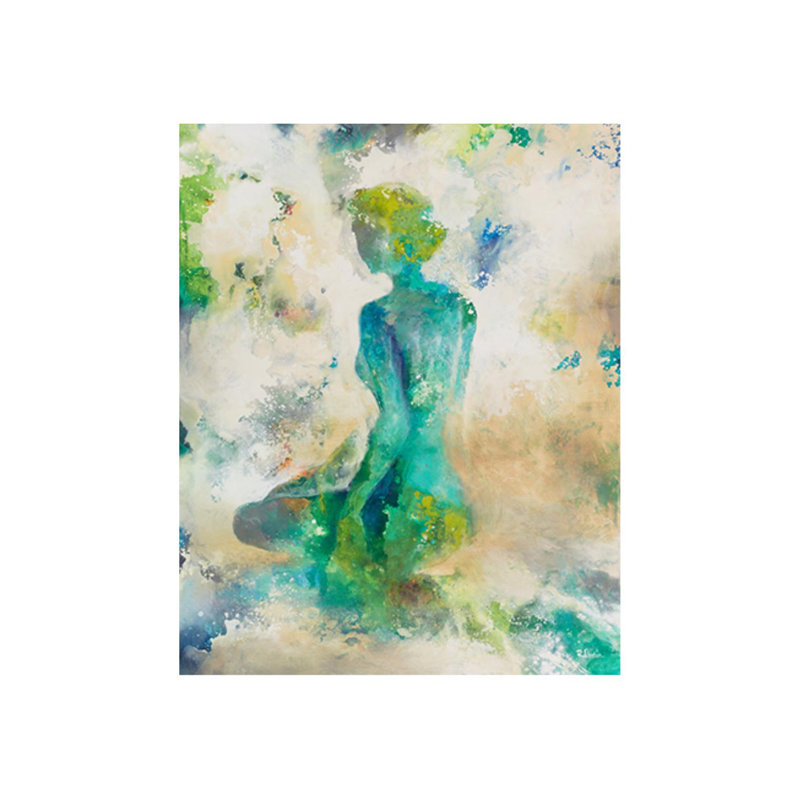 Reflection Form Painting by Rikki Drotar, Outdoor, 50" H x 40" W