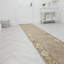 Runner Vintage Look Looped / Hooked Area Rug-607749366