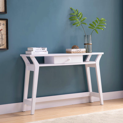Console moderne avec un tiroir - Blanc