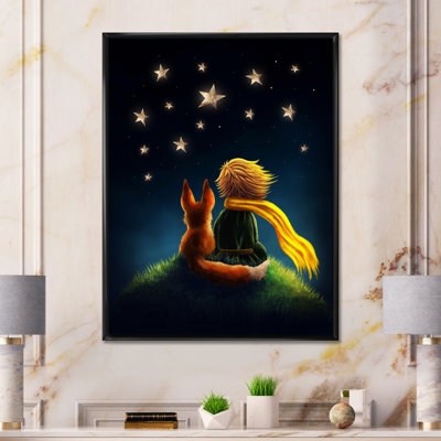 " Le Petit Prince Little Boy With Fox "