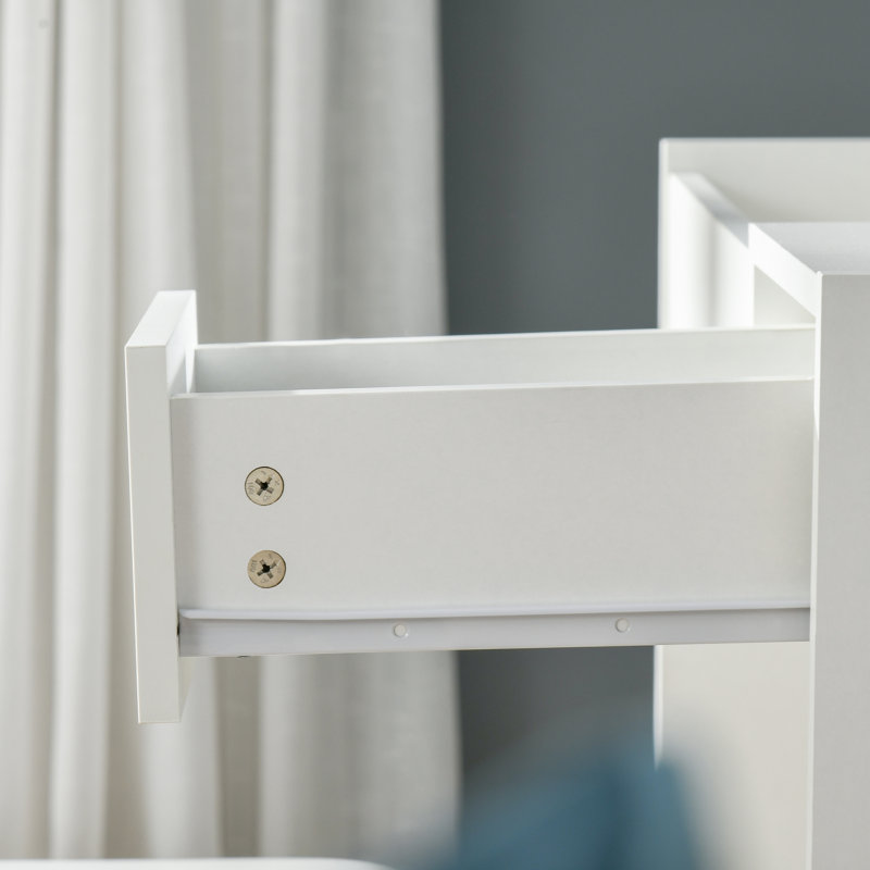 Copeland Dressing Table with Mirror, White