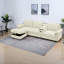 Canapé modulaire avec rangement, canapé moderne beige-1140185275
