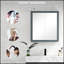 Armoire à pharmacie murale avec miroir et tablettes réglables, parfaite pour les salles de bain modernes et un rangement efficace