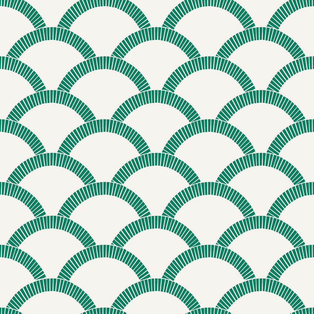 Julietta Self-Adhesive Wallpaper Roll, Emerald Green, 1.75 kg