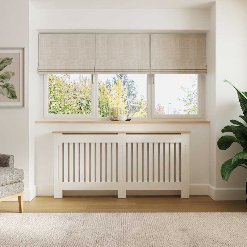 Longslow Radiator Cover, 83cm H x 172cm W x 19cm D