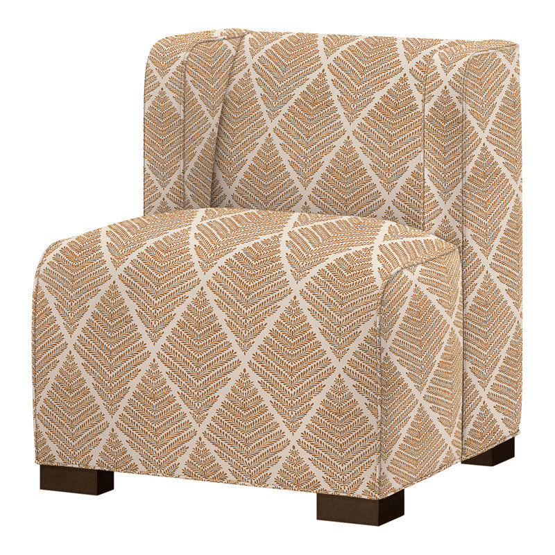 Fauteuil de chambre Joan, Expresso, Perigold Emmeline doré