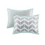 Édredon double / grand avec lit gris et moderne pour lit-118640927-118640929