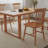 Burlywood Rectangular Solid Dining Table For Dining Room/Kitchen-774768952