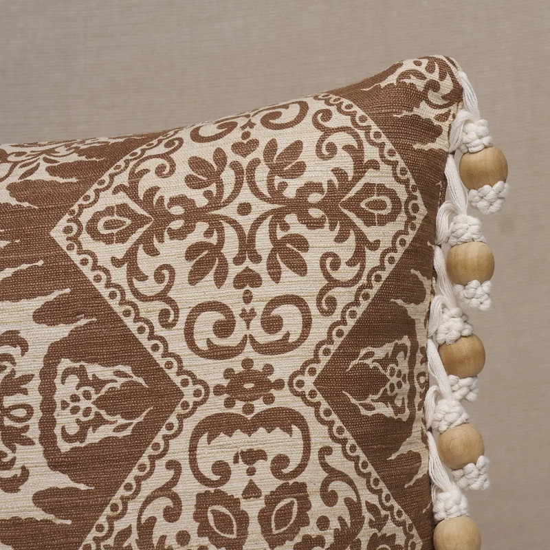 Berkeley Silk Pillow, Brown