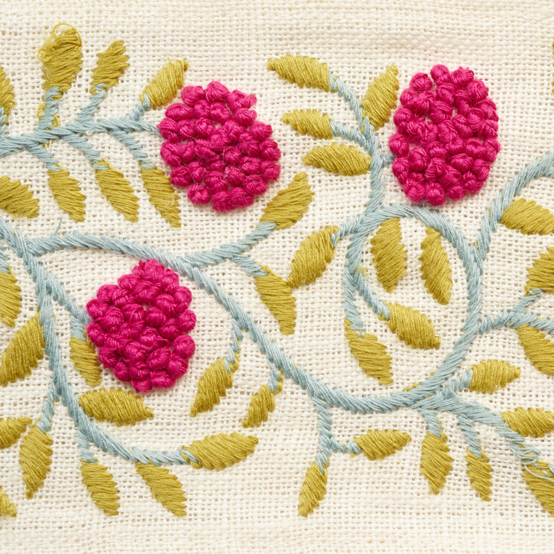 Ashoka Tape, Magenta/Leaf