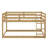 Floor Bunk Bed, Ladder Included and Bed Platform with Strengthened Slats-129032467
