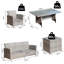 Iesha Rattan 8 - Person Seating Group with Cushions