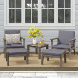 Isaacson Acacia 2 - Person Patio Conversation Sets with Cushions