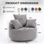 Fauteuil pivotant simple