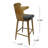 Overturf 30'' Upholstered Barstool with Solid Wood Frame-1600564619