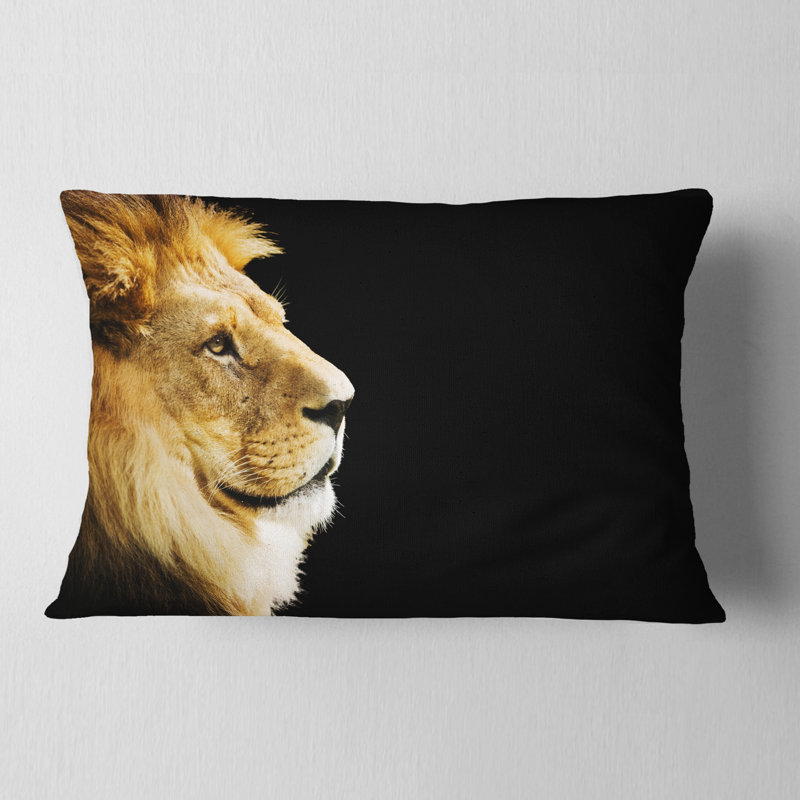 Coussin lombaire de lion large africain