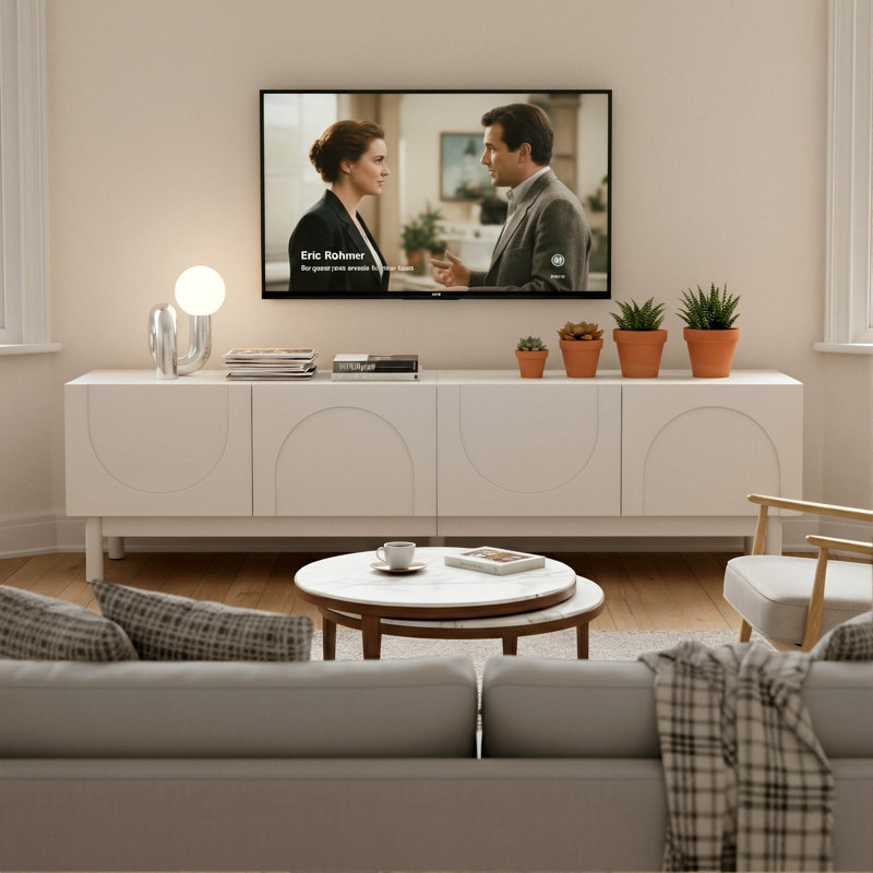 TV Stand for TVs up to 75", White
