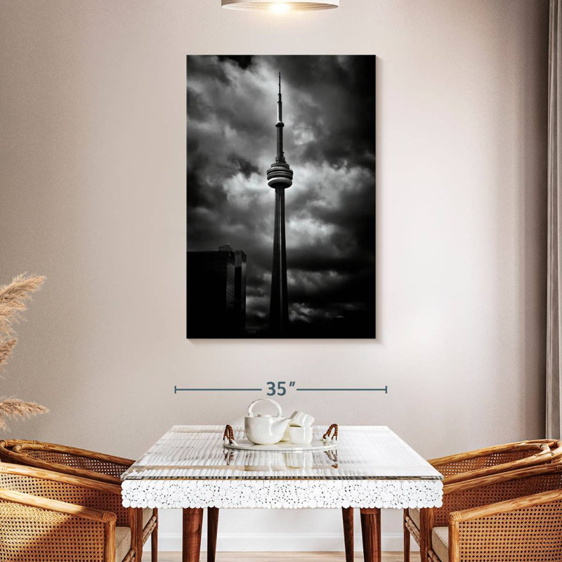 Aime CN Tower No 5, 39" H x 26" W