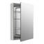 Catalan® Surface Mount Recessed 1 Door Medicine Cabinet with 3 Adjustable Shelves-1891215862