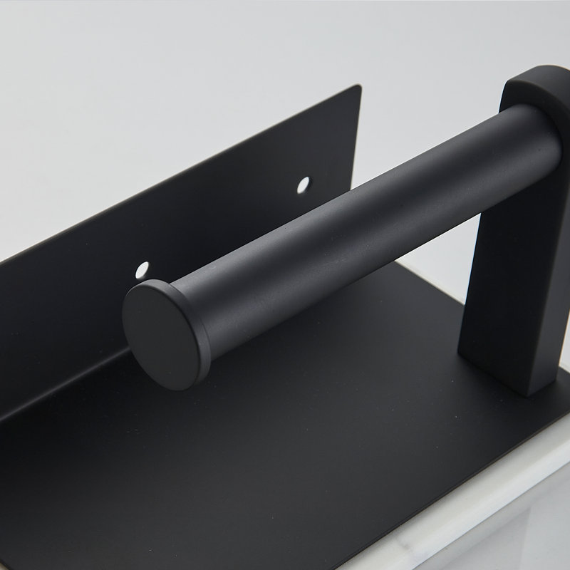 Porte-papier hygiénique Forble® Ultra Marble, Noir mat