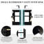Meuble-lavabo noir 16 po en noyer noir pour les petites zones de salle de bain-1217370121