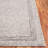 Reggio Ebony Hand Tufted Wool Cotton Rug in Gray/Beige-1519996715