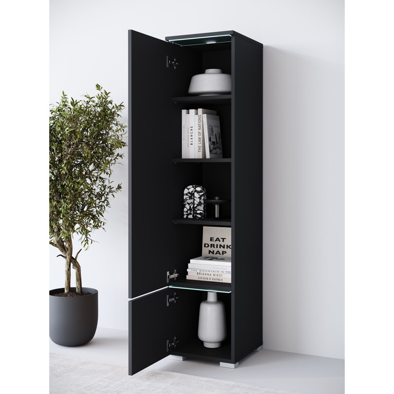 Tarcia Storage Cabinet, Black