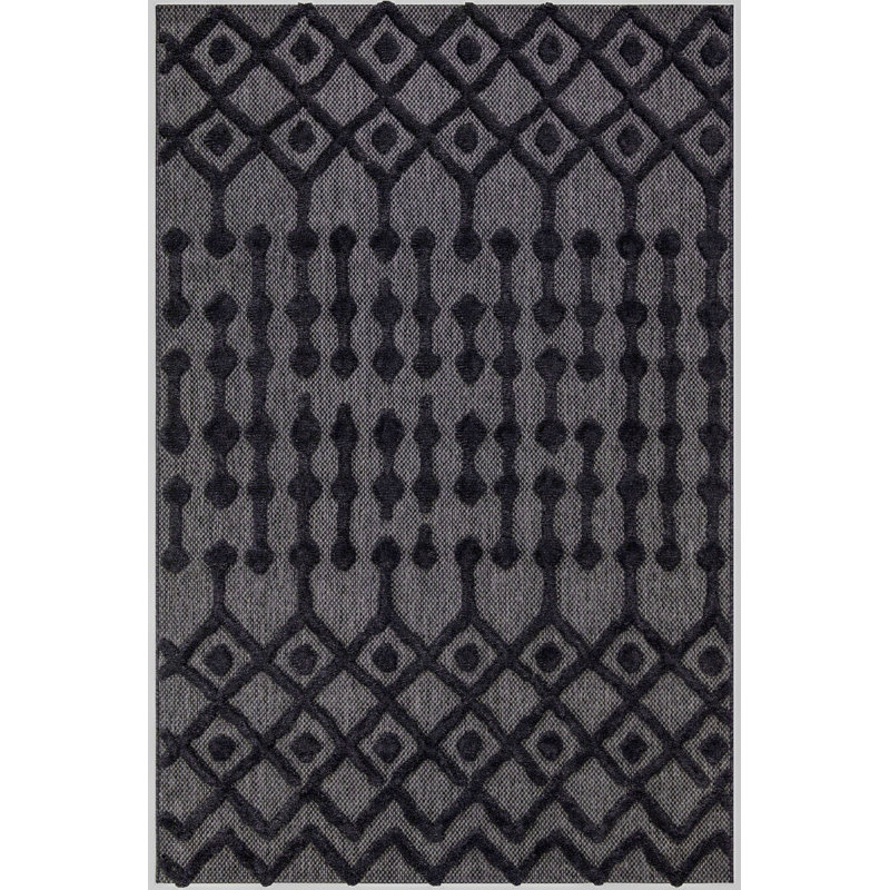 Stoiko Geometric Indoor Rug, Rectangle 4' x 5'11"