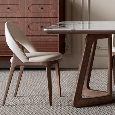Ensemble de table de salle à manger moderne et luxueux